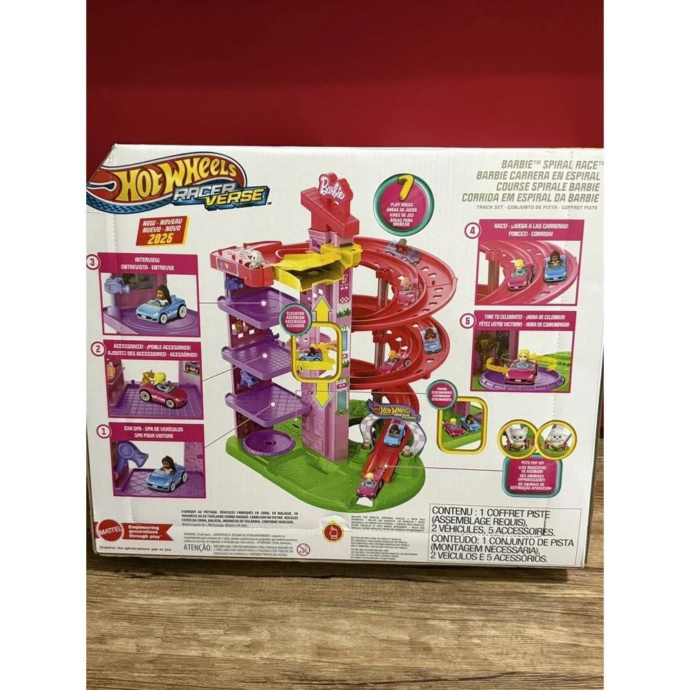 Hot Wheels Racer Verse 2025 BARBIE Spiral Race • Brooklyn & Malibu by Mattel‎